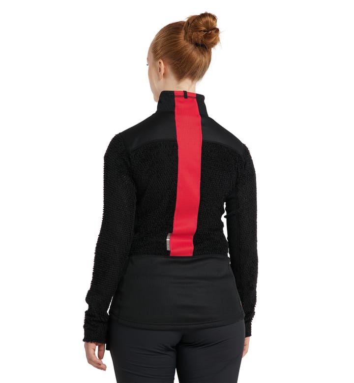 L.I.M ZT Sync 2 Mid Jacket Women True black/Zenith red L.I.M ZT Sync 2 Mid Jacket Women True black/Zenith red