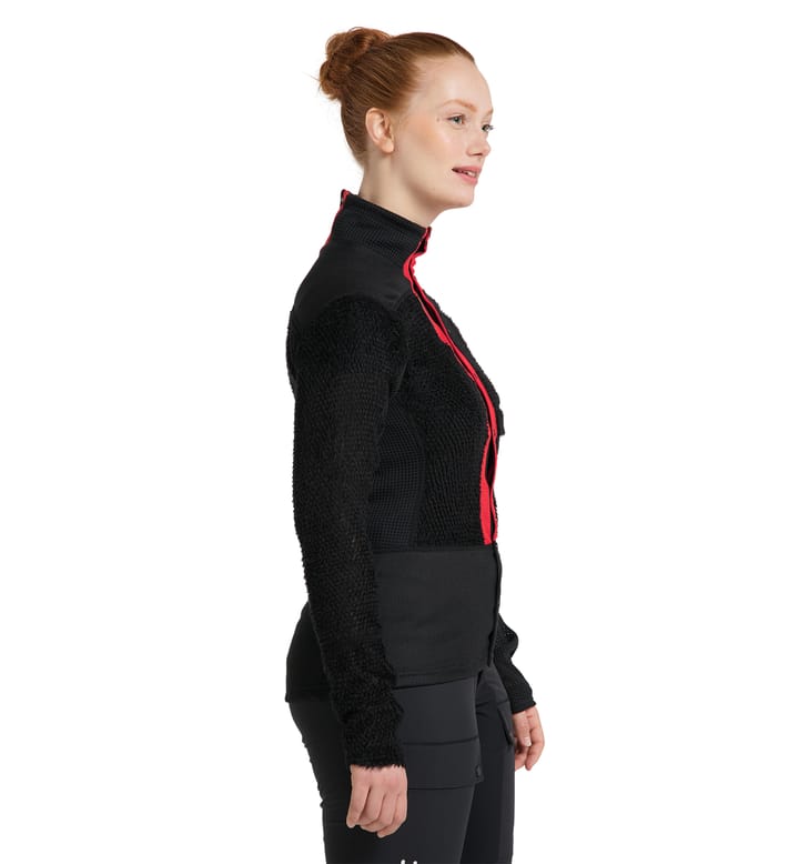 L.I.M ZT Sync 2 Mid Jacket Women True black/Zenith red L.I.M ZT Sync 2 Mid Jacket Women True black/Zenith red