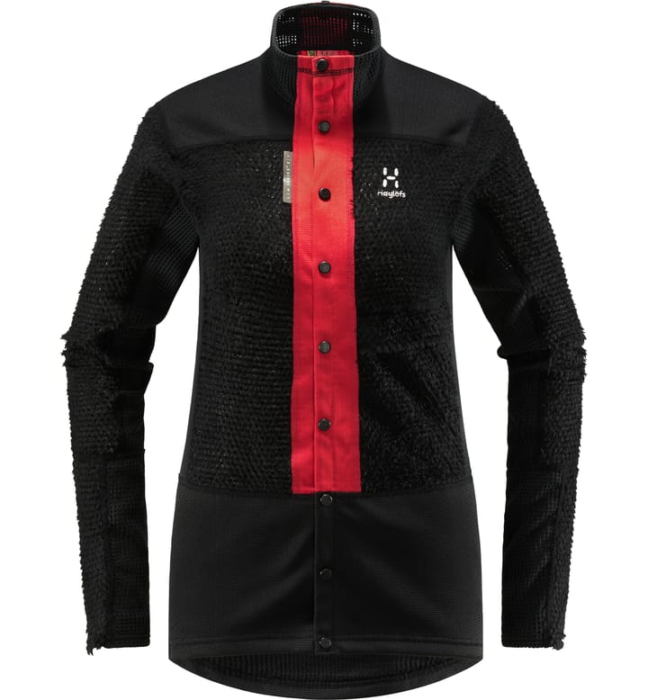 L.I.M ZT Sync 2 Mid Jacket Women True black/Zenith red L.I.M ZT Sync 2 Mid Jacket Women True black/Zenith red