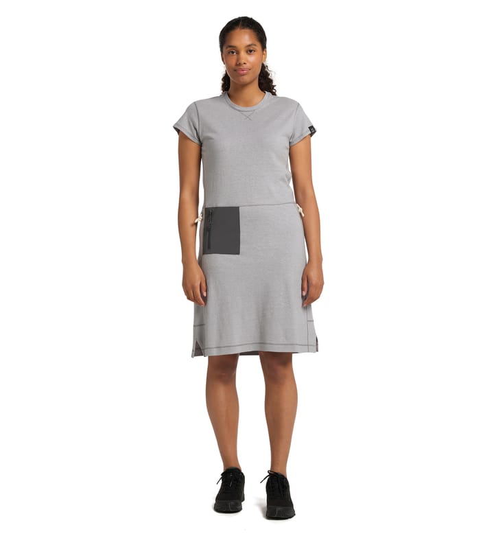 Hemp Blend Dress Women, Hemp Blend Dress Women Concrete/Magnetite